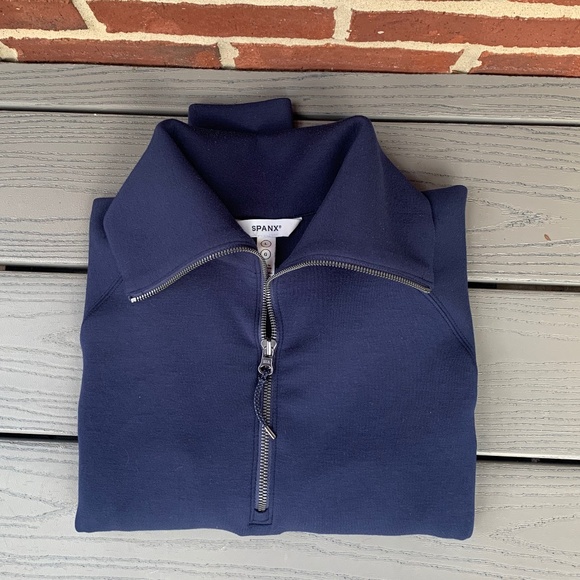 SPANX AirEssentials Half Zip Pullover - Picture 1 of 13
